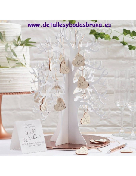 Arbol de los Deseos de Madera