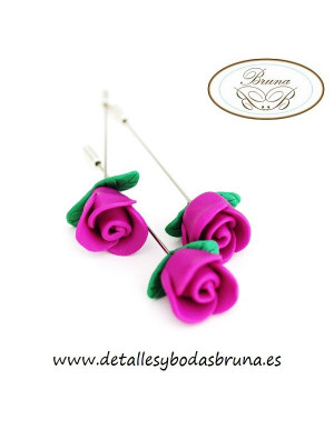 Alfiler Rosa Morada 2