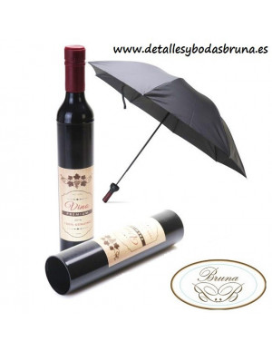Paraguas para Hombre Botella de Vino - AGOTADO -