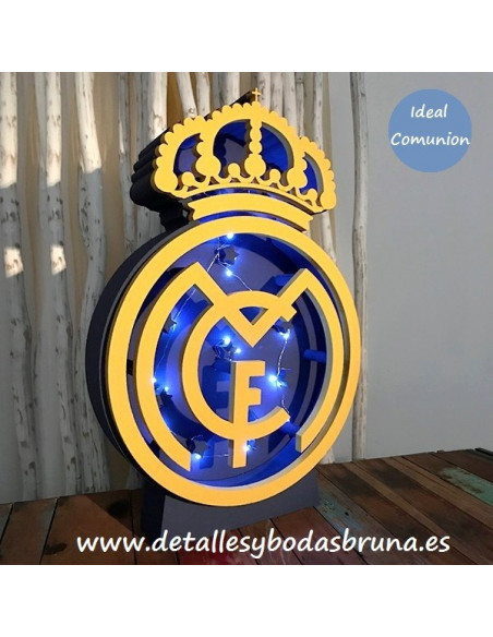 Caja de Luz Corcho Escudo Fútbol