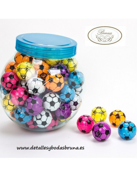 Bote de 60 Sacapuntas Pelotas