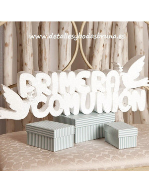 Letras de Corcho Primera Comunión dos Palomas