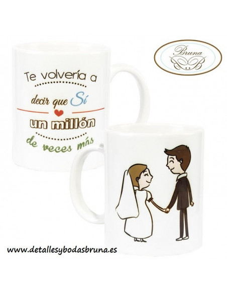 Taza Novios Boda