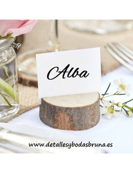 Marcasitios Rodaja de Madera 5 unidades -ULTIMOS 2 PAQUETES-