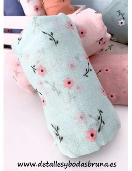 Pashmina de Viscosa Flor de Almendro -AGOTADO-