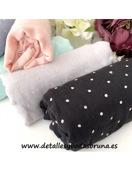 Pashmina Lunares Mini de Viscosa - AGOTADO -