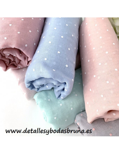 Pashmina Lunares Mini de Viscosa - AGOTADO -