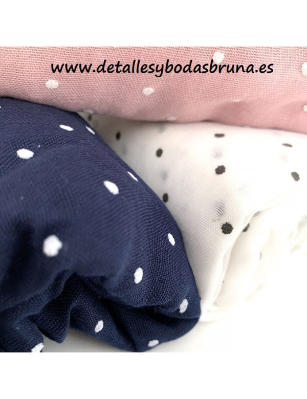 Pashmina Lunares Mini de Viscosa - AGOTADO -