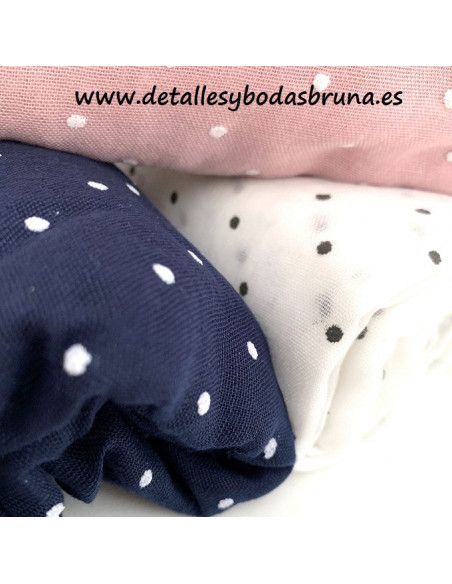 Pashmina Lunares Mini de Viscosa - AGOTADO -