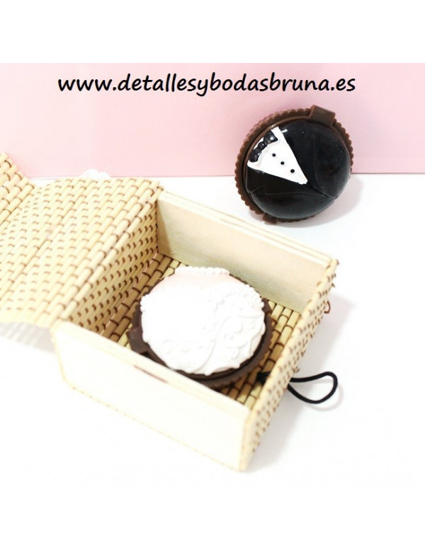 Caja de Bambú Novios para detalles - ULTIMAS 7 UNIDADES -