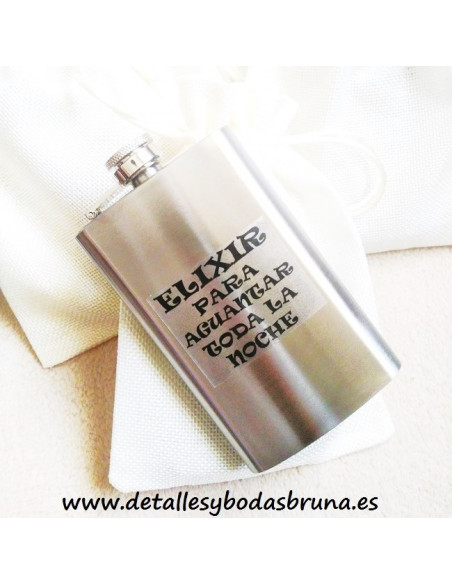 Petaca para Boda Elixir