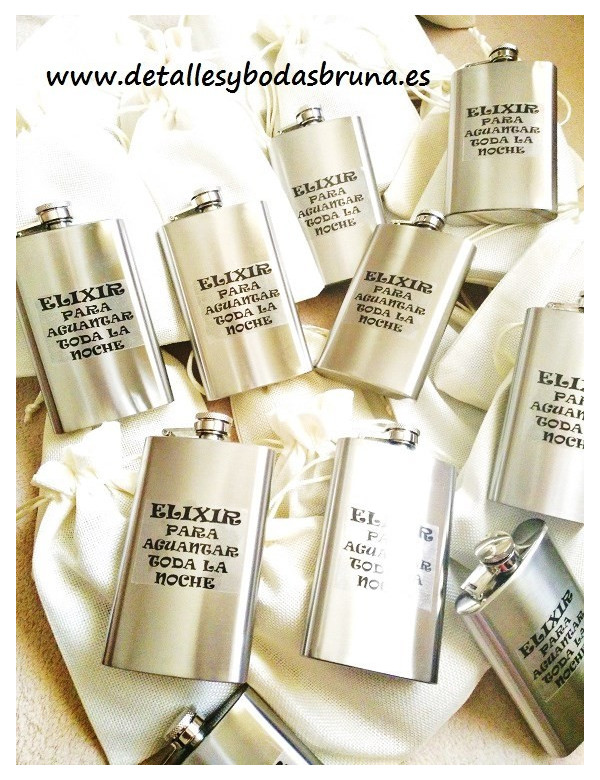 Petaca para Boda Elixir