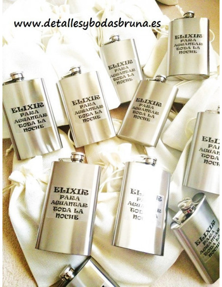 Petaca para Boda Elixir