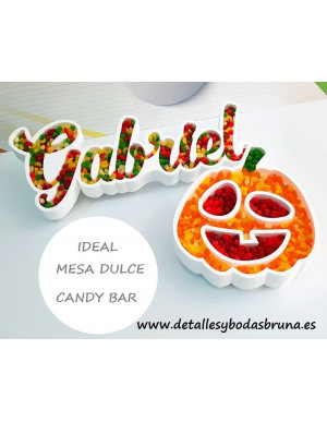 Nombre de Corcho Chuches Mesa Dulce Calabaza Halloween