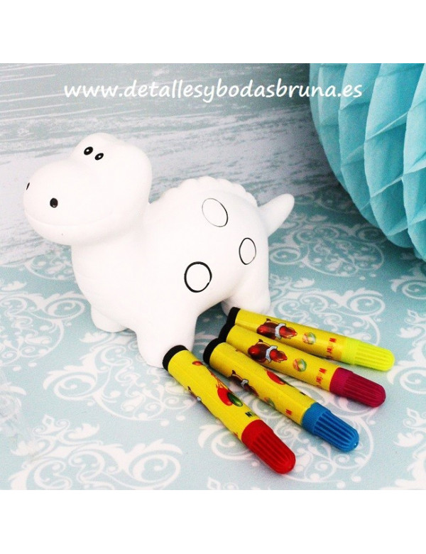 Hucha Animales para Colorear con Rotuladores