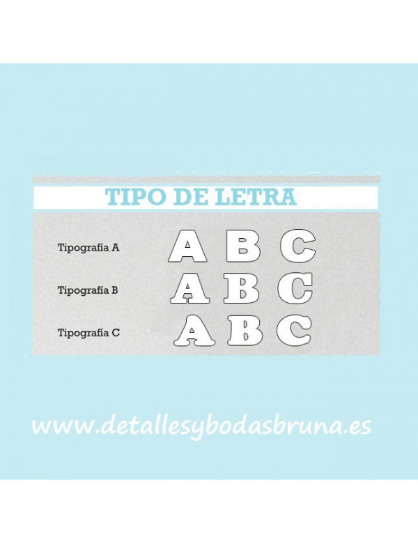 Letras Grandes para Boda