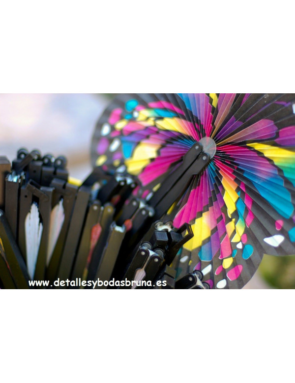 Pay pays Plegables Mariposas colores vivos 