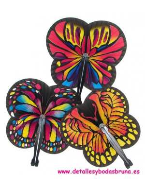 Pay pays Plegables Mariposas colores vivos 