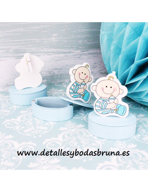 Cajita Joyero Detalles Bautizo Celeste