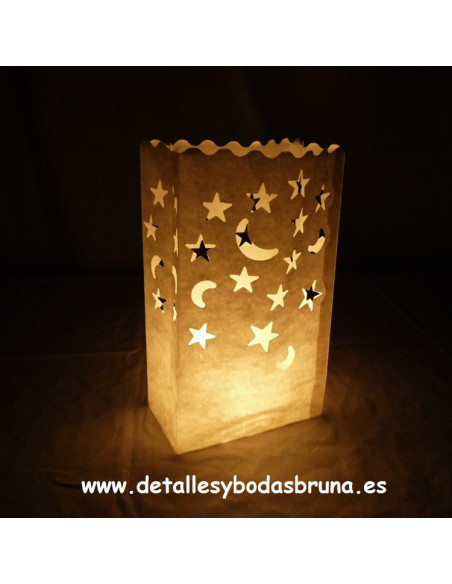 Luminarias Lunas y Estrellas