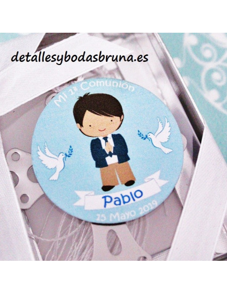 Etiquetas Adhesivas Comunión Niño