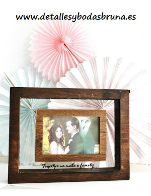 Marco Ceremonia de la Arena Madera Marrón - AGOTADO -  2