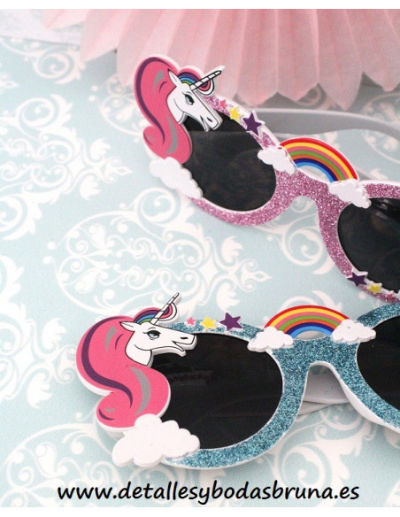 Gafas de Sol Unicornio Purpurina Colores Surtidos