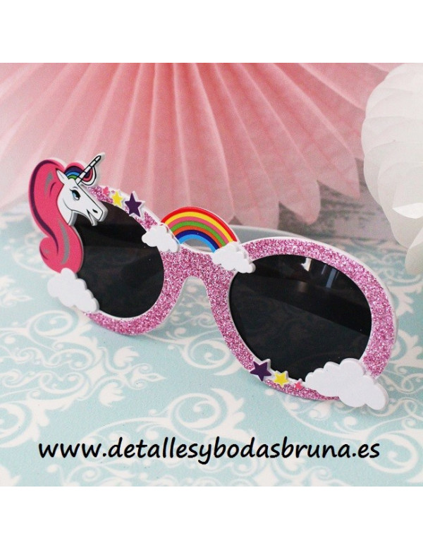 Gafas de Sol Unicornio Purpurina Colores Surtidos