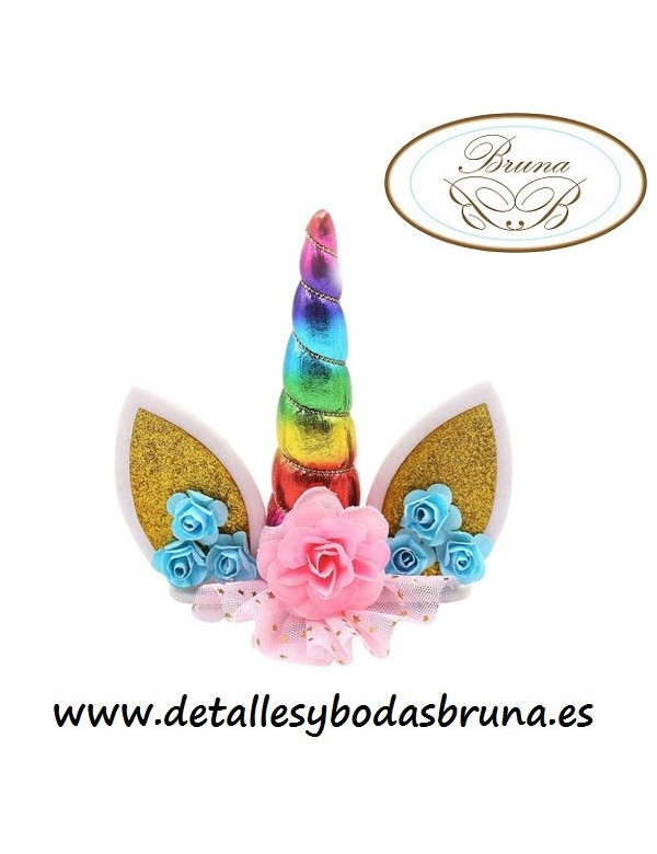 Decoración Tarta Unicornio Cake Topper