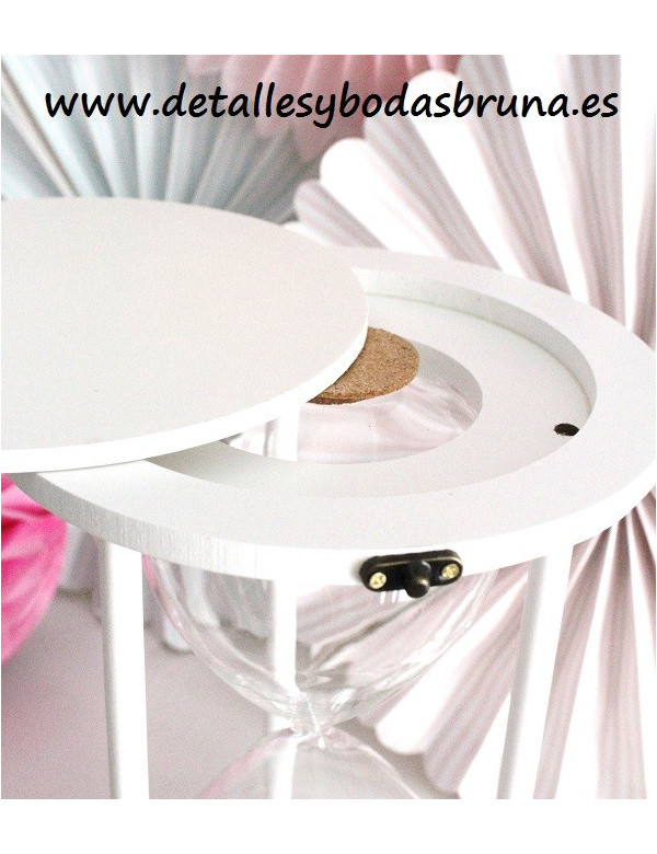 Reloj de Arena para Ceremonia de la Arena Blanco -AGOTADO-