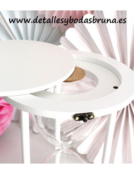 Reloj de Arena para Ceremonia de la Arena Blanco -AGOTADO-