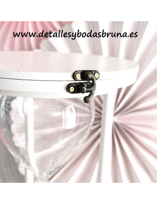 Reloj de Arena para Ceremonia de la Arena Blanco -AGOTADO-