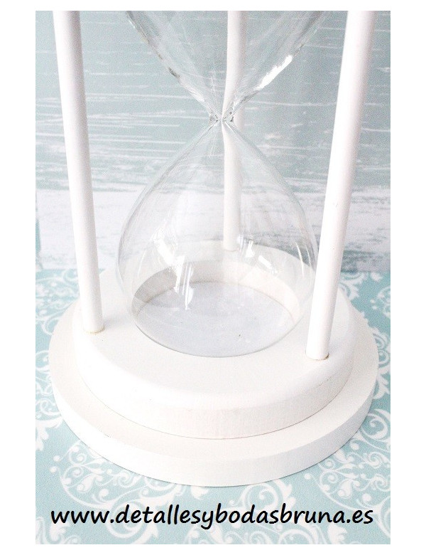Reloj de Arena para Ceremonia de la Arena Blanco -AGOTADO-