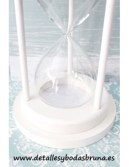 Reloj de Arena para Ceremonia de la Arena Blanco -AGOTADO-