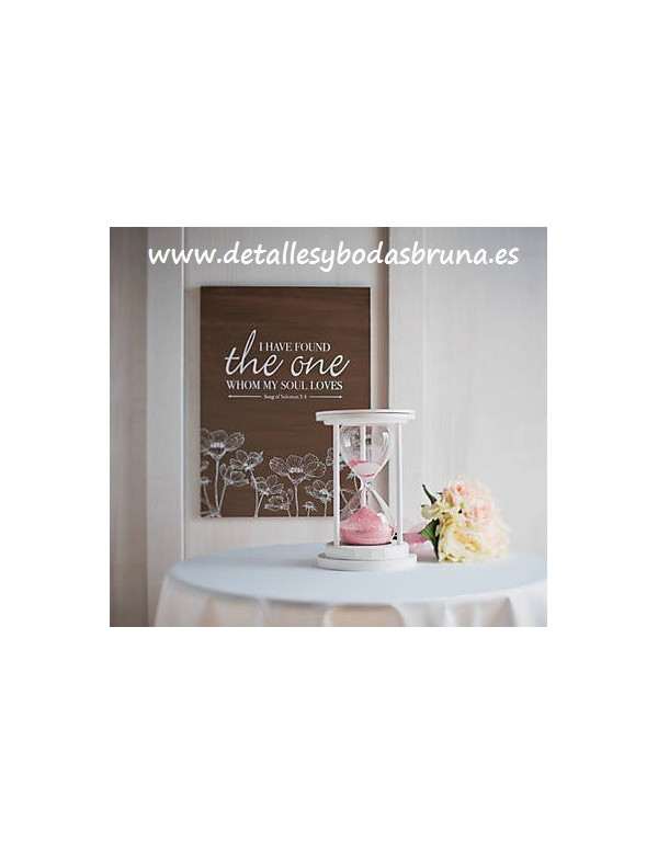 Reloj de Arena para Ceremonia de la Arena Blanco -AGOTADO-