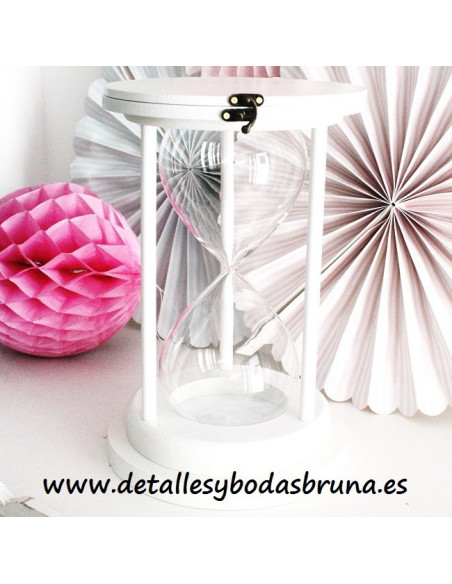 Reloj de Arena para Ceremonia de la Arena Blanco -AGOTADO-