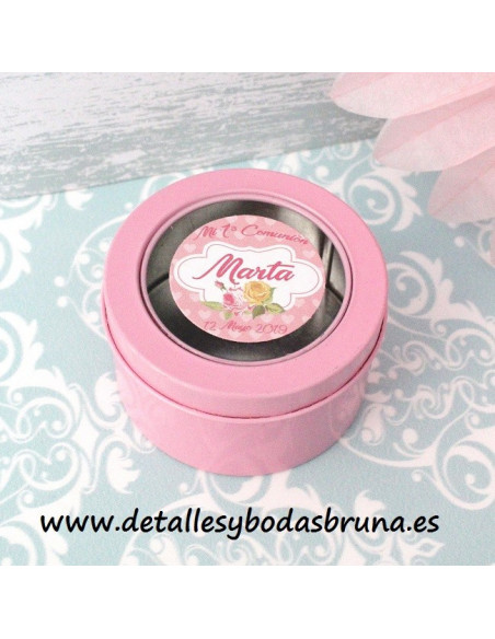 Latita para Chuches Rosa Comunión AGOTADO