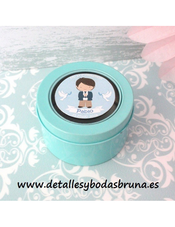 Latita para Chuches Azul Celeste Comunión AGOTADO