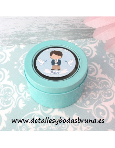 Latita para Chuches Azul Celeste Comunión AGOTADO