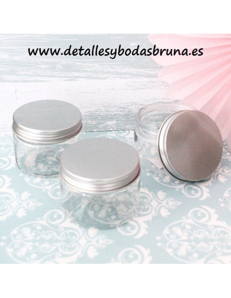 Tarro Latita para Chuches Cuadrada Boda y Comunión