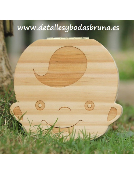 Caja de Madera para Guardar Dientes de Leche Niño