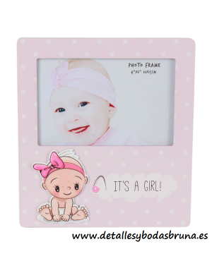 Portafotos Bautizo Niña