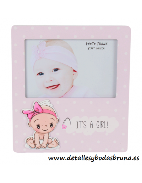 Portafotos Bautizo Niña