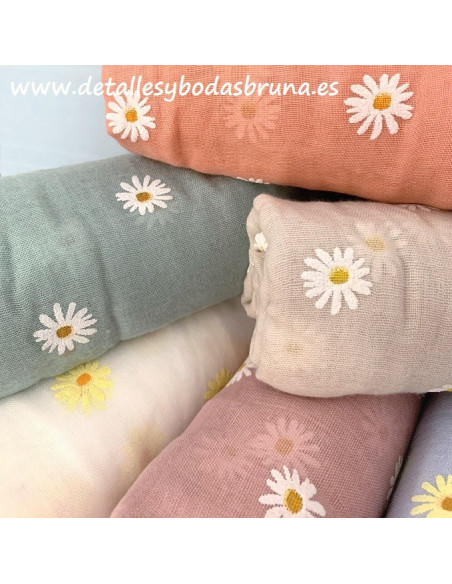 Pashminas para Boda y Comunión Margaritas - AGOTADO -