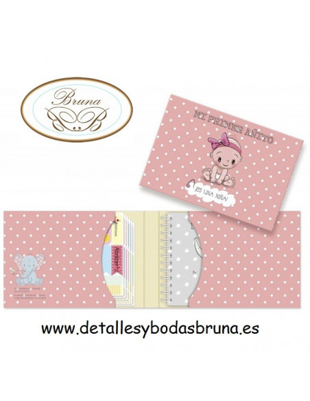 Álbum Bebé mi Primer Año Niña