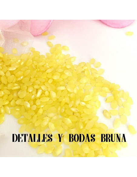 Arroz de Colores Amarillo para Boda