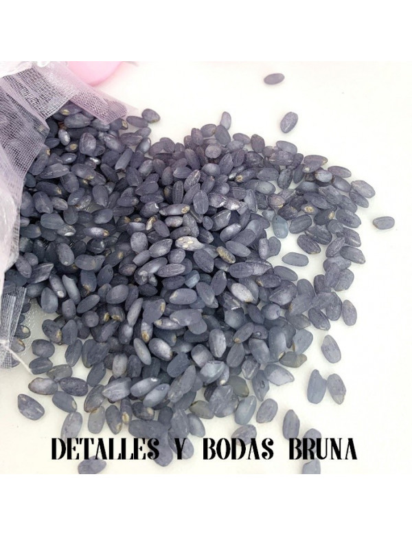 Arroz para Boda de Colores Gris