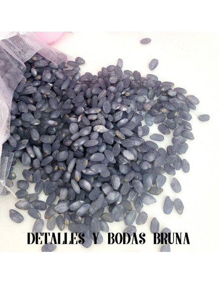 Arroz para Boda de Colores Gris