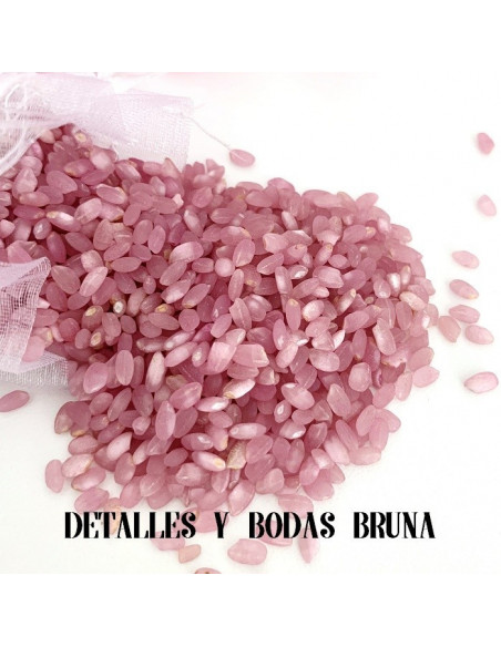 Arroz de Colores para Boda Frambuesa