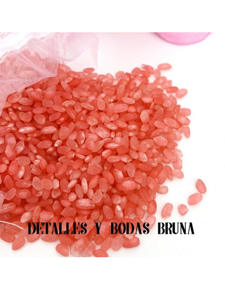 Arroz Rojo de Colores para Bodas